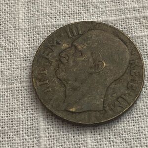 Vintage 1943 Italy Coin